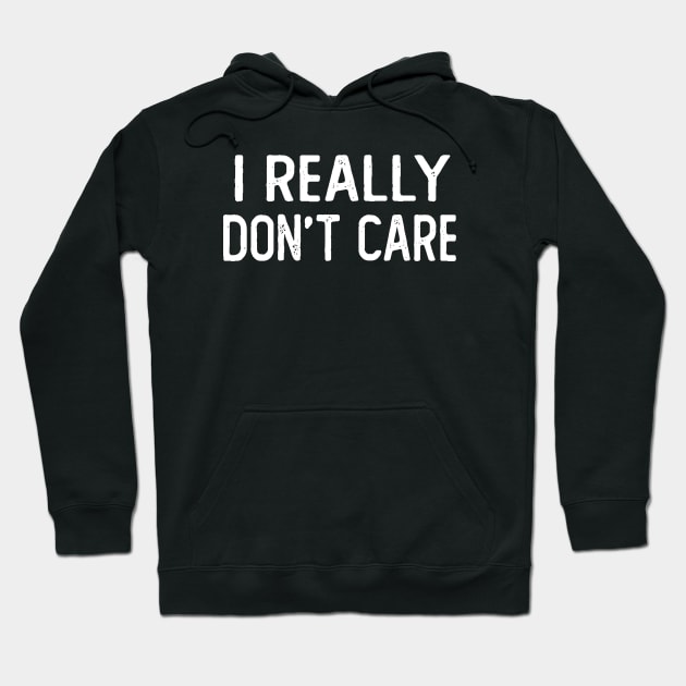 I Really Don't Care Hoodie by Netcam